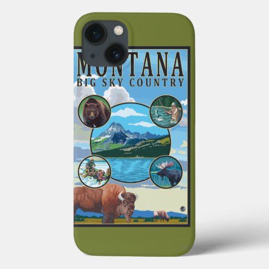 Montana State Scenes Case-Mate iPhone Case (Achterkant)