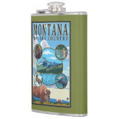 Montana State Scenes Heupfles (Links)