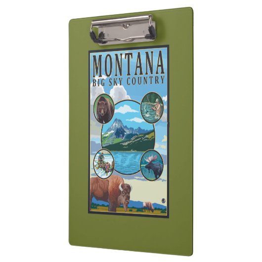 Montana State Scenes Klembord (Links)