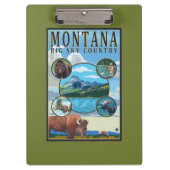 Montana State Scenes Klembord (Voorkant)