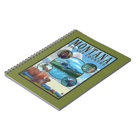Montana State Scenes Notitieboek (Linkerzijde)