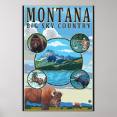 Montana State Scenes Poster (Voorkant)