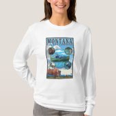 Montana State Scenes T-shirt (Voorkant)
