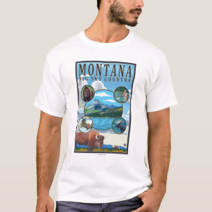 Montana State Scenes T-shirt