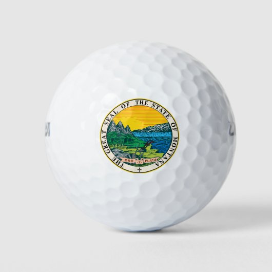 Montana State Seal - Golfballen (Voorkant)