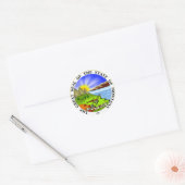 Montana State Seal Ronde Sticker (Envelop)