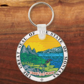 Montana State Seal Sleutelhanger (Voorkant)