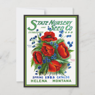 Montana State Seed Magazine Hoesje Briefkaart