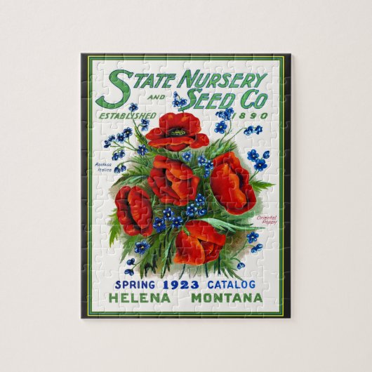 Montana State Seed Magazine Hoesje Legpuzzel (Verticaal)