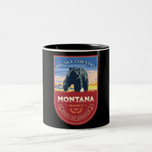 Montana State Two-Tone Coffee Mok