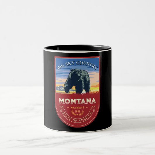 Montana State Two-Tone Coffee Mok (Center)