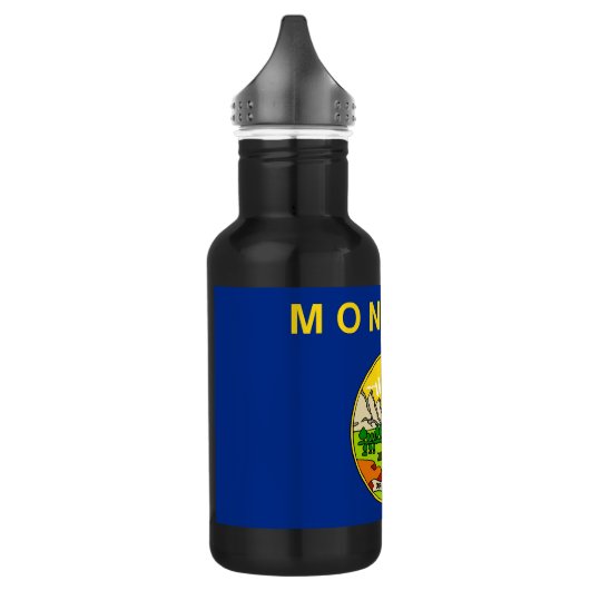 Montana State Vlag Vrijheidsfles Waterfles (Links)