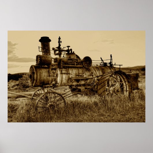 MONTANA STEAM TRACTOR POSTER (Voorkant)