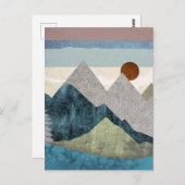 Montana Striped Sky Briefkaart (Voorkant / Achterkant)