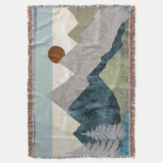 Montana Striped Sky Deken (Voorkant Verticaal)