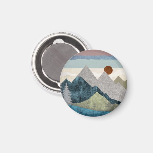 Montana Striped Sky Magneet (Voorkant / Achterkant)