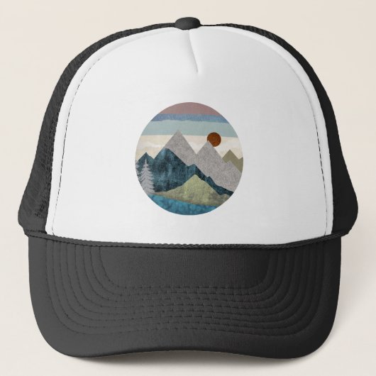Montana Striped Sky Trucker Pet (Voorkant)