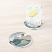 Montana Striped Sky Zandsteen Onderzetter (Zijkant)