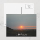 Montana Sunset Briefkaart (Voorkant / Achterkant)