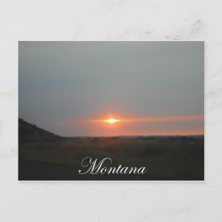 Montana Sunset Briefkaart