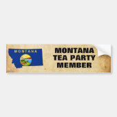 MONTANA TEA ARTITY BUMPERSTICKER (Voorkant)