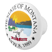 Montana-teken Keramische Knop (Rechts)