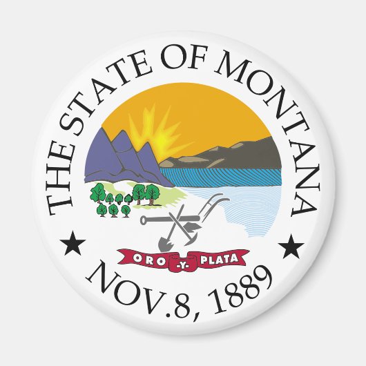 Montana-teken Magneet (Voorkant)