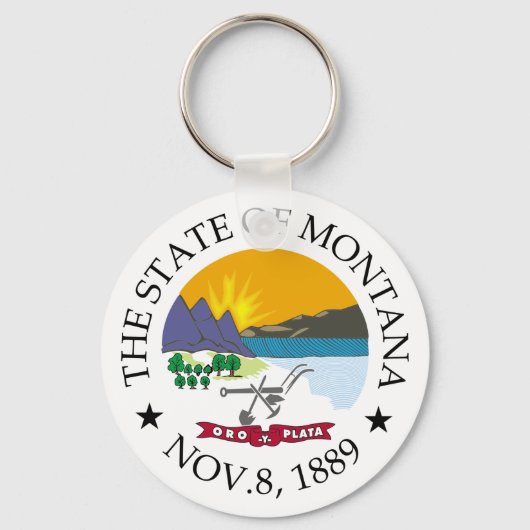 Montana-teken Sleutelhanger (Voorkant)