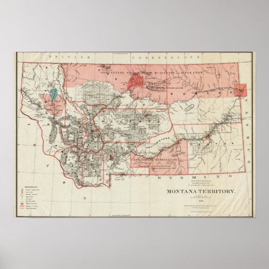 Montana Territory Poster (Voorkant)