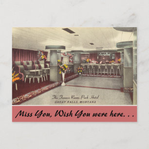 Montana, The Terrace Room, Park Hotel Briefkaart