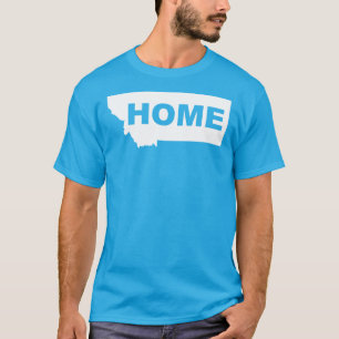 Montana Thuis Weg Van Staat T-Shirt Tees