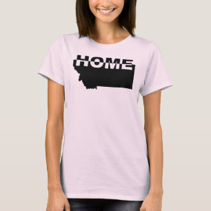 Montana Thuis Weg Van Staat T-Shirt Tees