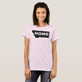 Montana Thuis Weg Van State T-Shirt Tees (Voorkant volledig)
