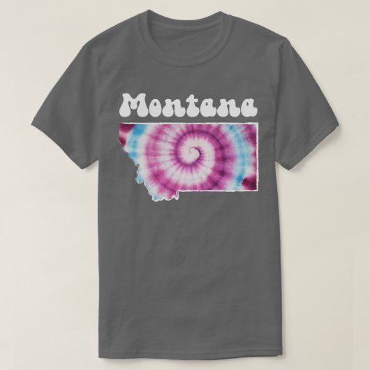 Montana Tie Dye T-shirt (Design voorkant)