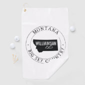 Montana Towel State Personalized Golfhanddoek (Insitu)