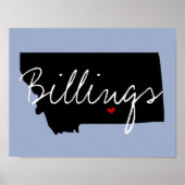 Montana Town Poster (Voorkant)