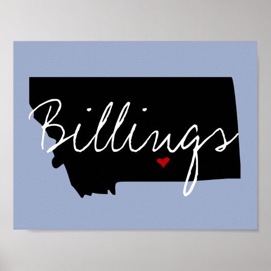 Montana Town Poster (Voorkant)