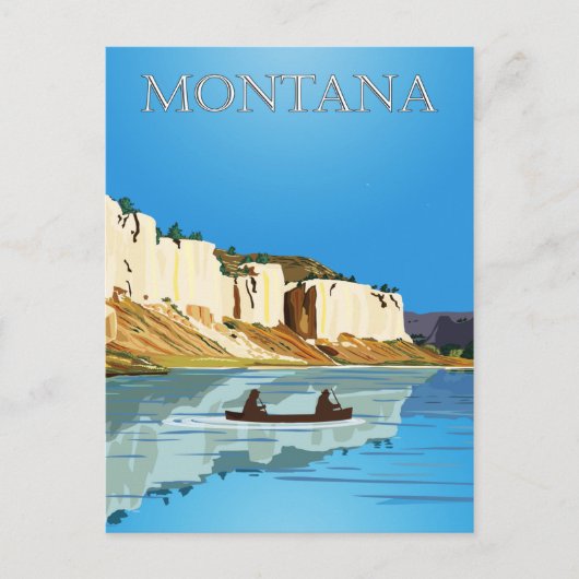 Montana Travel Briefkaart (Voorkant)