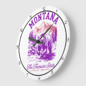 Montana Treasure State Bear Grote Klok (Hoek)