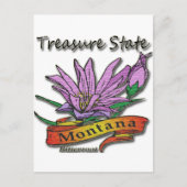 Montana Treasure State Bitterroot Briefkaart (Voorkant)