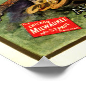 Montana-treinstation Poster (Hoek)