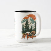 Montana Tweekleurige Koffiemok (Voorkant rechts)