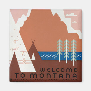 Montana Unedited Foto's Old Aesthetic Pic Magneet