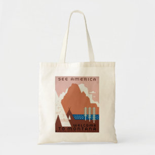 Montana Unedited Foto's Old Aesthetic Pic Tote Bag