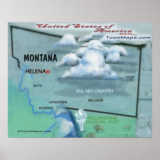 Montana USA Poster (Voorkant)