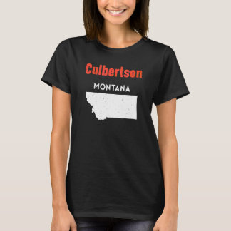 Montana Usa Staat Amerika Reizen Montanan Culberts T-shirt