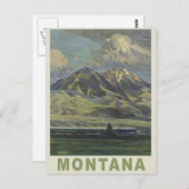 Montana USA vintage briefkaart (Voorkant / Achterkant)