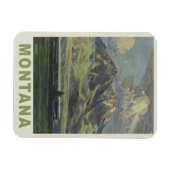 Montana USA Vintage Reismagneet Magneet (Horizontaal)