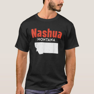 Montana Verenigde Staten Reizen Montanan Nashua T-shirt