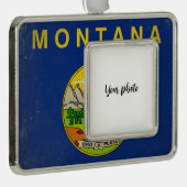 Montana Verzilverd Omlijst Ornament (Rechts)